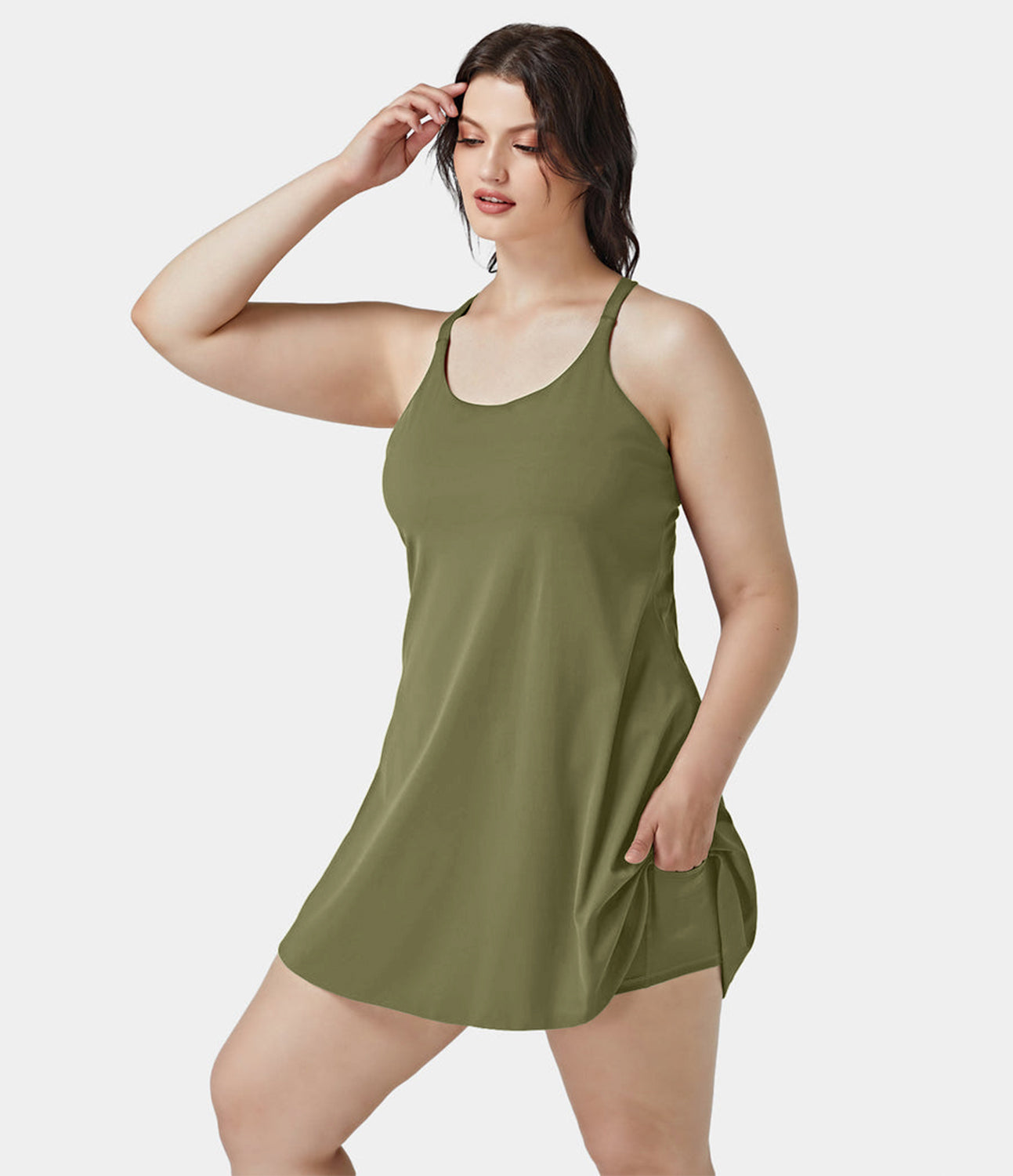 2-Piece Plus Size Cool Touch Activity Dress-Perfection